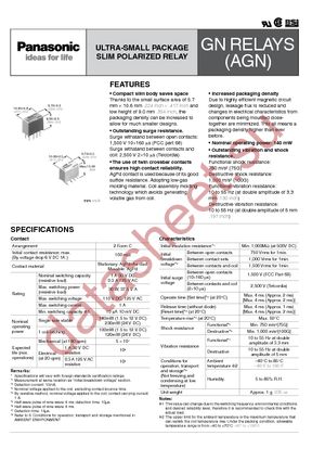 AGN20012 datasheet  